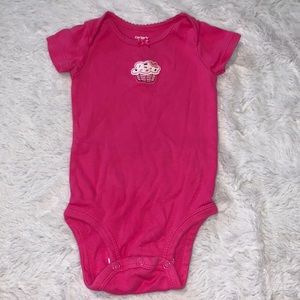 (3 for $10) Carter’s pink cupcake bodysuit